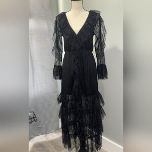 Stylekeers. Black Maxi. Lace Dress